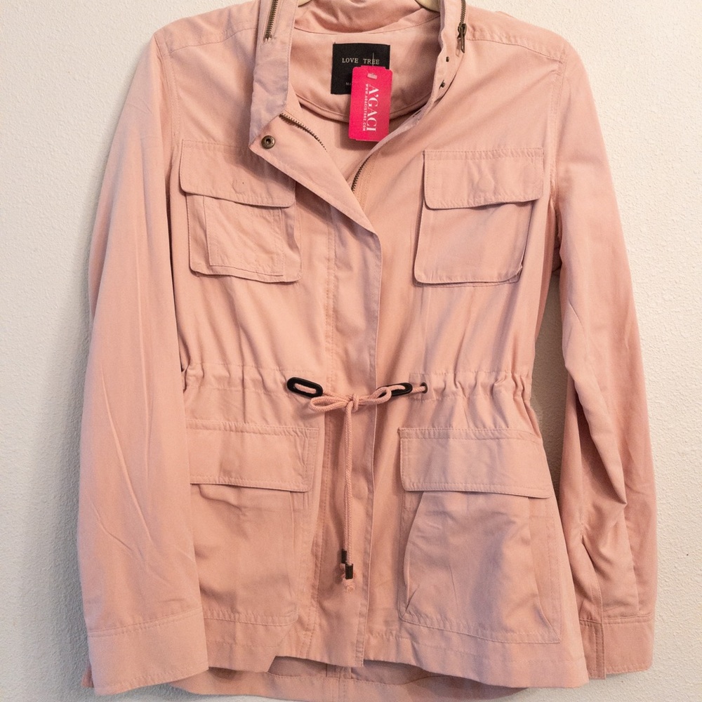 A’gaci Blush Pink Utility Coat S